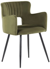 Set 2 buc scaune sufragerie Shelba (verde măslin) . 1075756