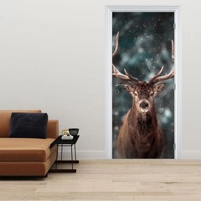 Fototapet pentru ușă - Farmecul cerbului (95x205cm)