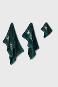 Prosoape Essenza Home Fleur, verde inchis verde 30x50 cm