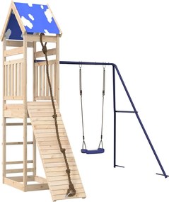 vidaXL Set de joacă pentru exterior, lemn masiv de pin