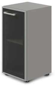 Dulap îngust jos TopOffice Premium, dreapta, 39,9 x 40,4 x 80 cm, gri
