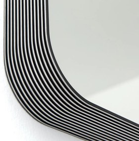 Oglinda decorativa design modern CARLO negru 61x90cm