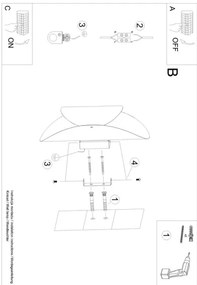 Aplică TEAR 1xG9/40W/230V albă Sollux SL.1062