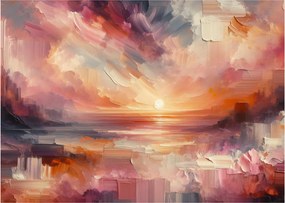 Tablou - Răsărit pictat (70x50 cm)