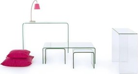 Consola din sticla design modern VANITY 33x100cm