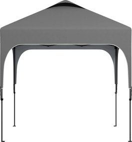 Outsunny Pavilion de grădină Pop-up pliant 2,5 x 2,5 m înălțime reglabilă țesătură Oxford anti UV50+ cadru din oțel sac de transport | Aosom Romania