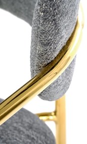 Scaun K537 gri/gold