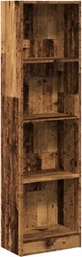 vidaXL Bibliotecă, lemn vechi, 40x24x143 cm, lemn prelucrat