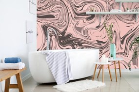 Tapet model abstract în nuanță de roz vechi