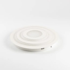 Wofi 9464.01.06.9000 - Plafonieră LED FLYNN, 25 W, 230 V, Ø 60 cm, alb