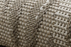 Covor sisal Floorlux 20504 Frunze gri si şampanie Junglă