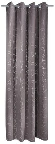 Draperie gri închis 135x245 cm Circles – Sehlbach