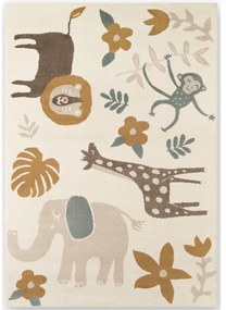 Covor pentru copii crem 120x170 cm Animal Safari – Hanse Home