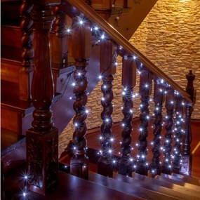 VOLTRONIC Lanț de Crăciun - 50 LED, alb rece