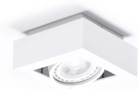 Spot aplicat directionabil de tavan/plafon NIKEA 1 ES111 alb