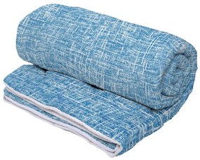 Pilota de Iarna Jeans, Microfibra Matlasata, 180x200 cm, 350g/mp