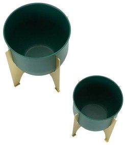 Ghivece decorative 2 buc. din metal ø 24 cm Grent Shet – Mauro Ferretti