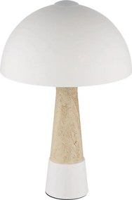 Globo 51070122 - Lampă de masă PAULIN 1xE27ILLU/40W/230V crem