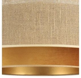 Plafonieră SARTA 1xE27/60W/230V Ø 45 cm cupru/iută