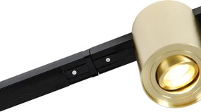 Sistem de șine auriu și negru cu 5 puncte monofazat - Rondoo Up