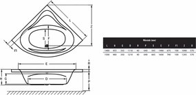 Bled Hydro 150 cu robinet Flipper