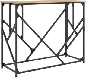 vidaXL Măsuță consolă, stejar sonoma, 100x40x80 cm, lemn prelucrat