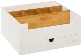 Organizator din bambus pentru cosmetice, 1 sertar