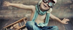 Tablou - Tânăr aviator (120x50 cm)