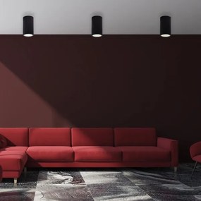 Spot CLEO 1xE27/24W/230V negru