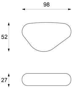 STONES Masă de cafea (52 x 98 x 27h) | Aosom Romania