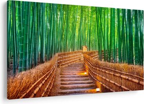 Tablou - Pădure de bambus japoneză (90x60 cm)