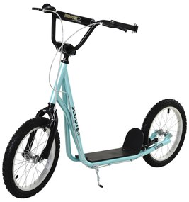 Trotineta ghidon reglabil HOMCOM, anvelopa gonflabila, frana dubla, pentru 5+ ani | Aosom Romania