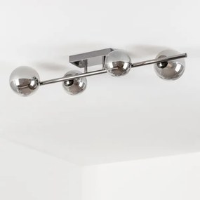 Lustră LED aplicată Brilagi MILLA 4xG9/3W/230V crom lucios/fumuriu