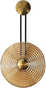 MAXLIGHT W0473 - Aplica de perete LED SING LED/8W/230V auriu/bej fumuriu