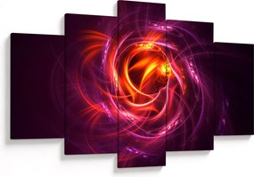 Tabloul cu abstracțiune modernă care luminează (150x105 cm)