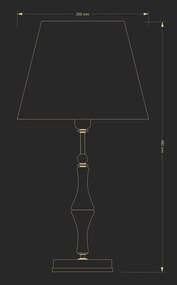 Veioza design clasic realizata manual CASAMIA