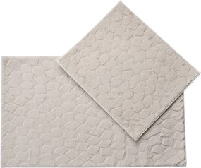 Covorașe de baie bej 2 buc. 60x100 cm Rabbit – Foutastic