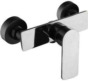 Mexen Alfa baterie de duș, negru/crom - 745740-71