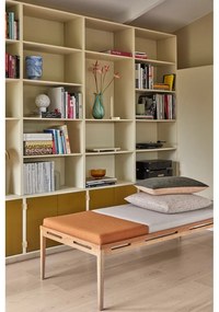 Bancă portocalie/crem Amber – Hübsch