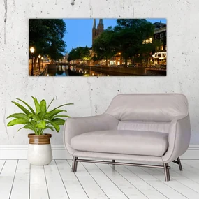 Tabou orașului istoric nocturn (120x50 cm), în 40 de alte dimensiuni noi
