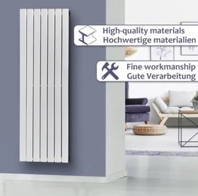 Radiator vertical, conexiune centrală, 1600 x 528 x 52 mm