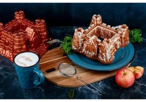 Formă pentru guguluf KITCHISIMO, model Castel — cupru