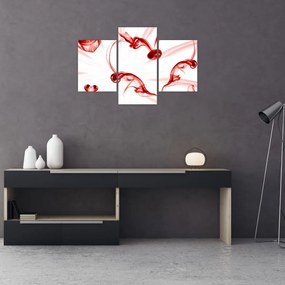 Tablou cu inima din fum (90x60 cm)