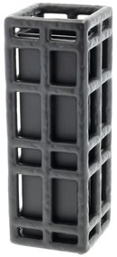 Vază neagră din polirășină lucrată manual (înălțime 30 cm) Lyst – Villa Collection