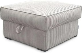 Taburet SMART COSARO XL cu spatiu de depozitare 71x71 cm, bej deschis