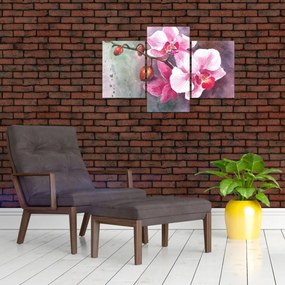 Tablou - Orhidee, acvariu (90x60 cm)