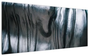 Tablou - Fața din oțel (120x50 cm)
