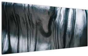 Tablou - Fața din oțel (120x50 cm)
