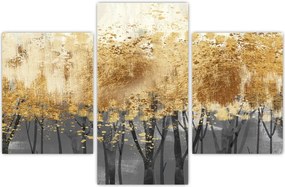 Tablou - Copaci aurii (90x60 cm)