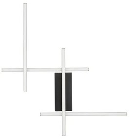 Aplica de perete LED design modern APECHO negru, auriu
